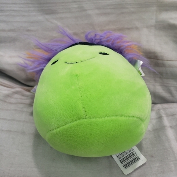 Squishmallows Halloween Squad Frankie Frankenstein 5 Inch Plush 2021 Fuzzy Hair - Picture 3 of 7